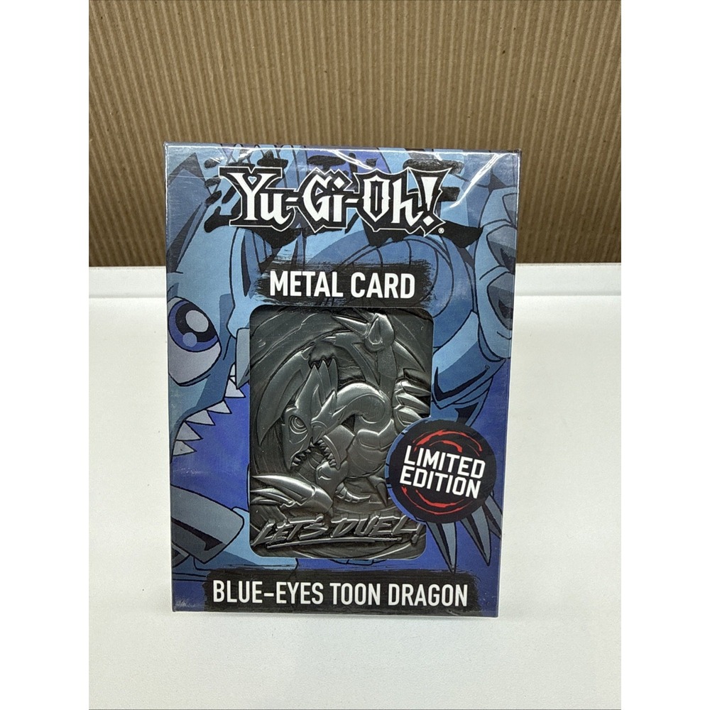 Yu Gi Oh! Metal Card Blue Eyes Toon DragonLimited Edition Ignot